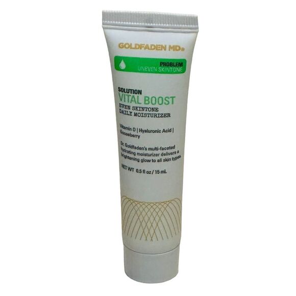 3/$20💗 Goldfaden MD Vital Boost Even Skintone Daily Moisturizer Mini - Picture 1 of 5
